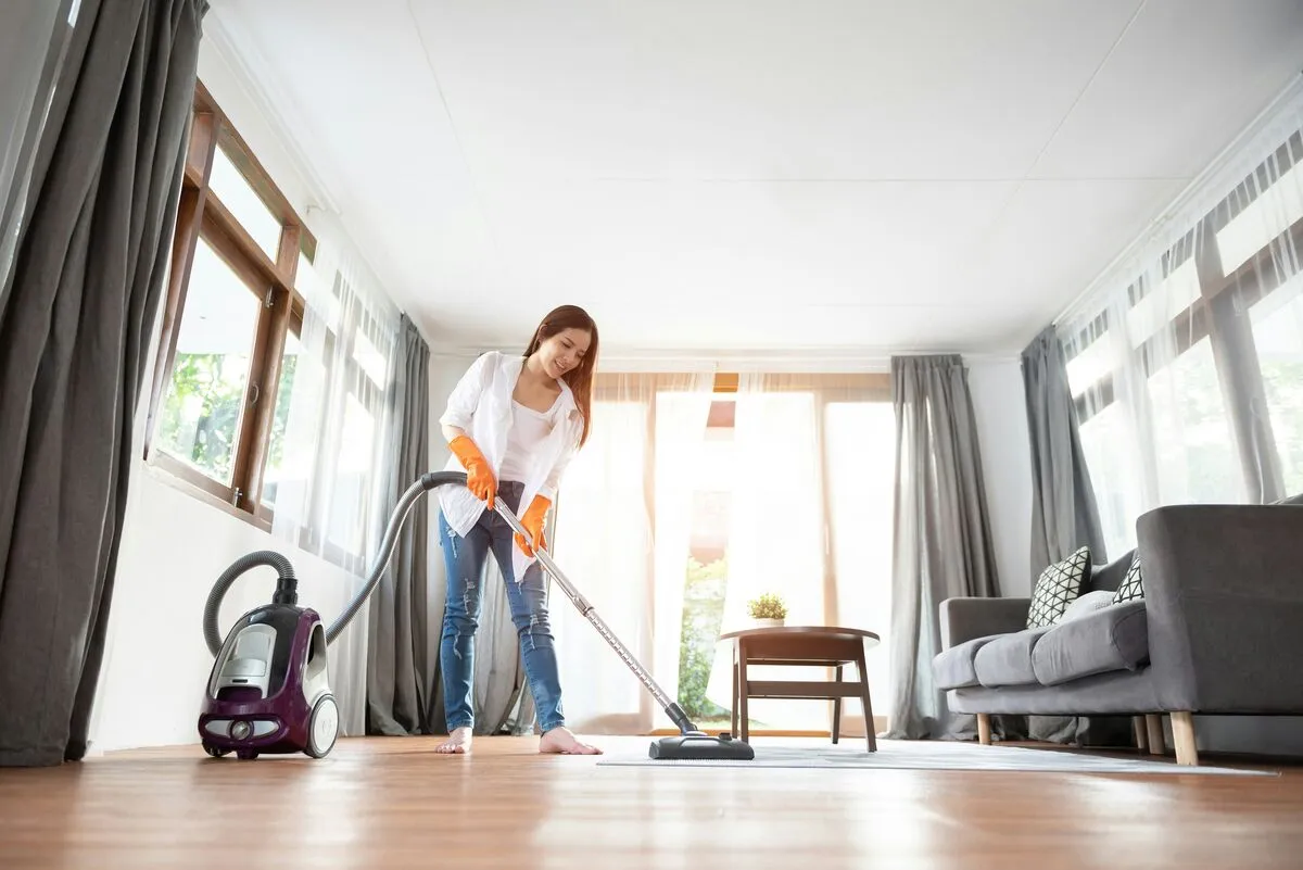 Cleaning Services business owner using ReviewWheel, with review automation built for cleaning services home service businesses.