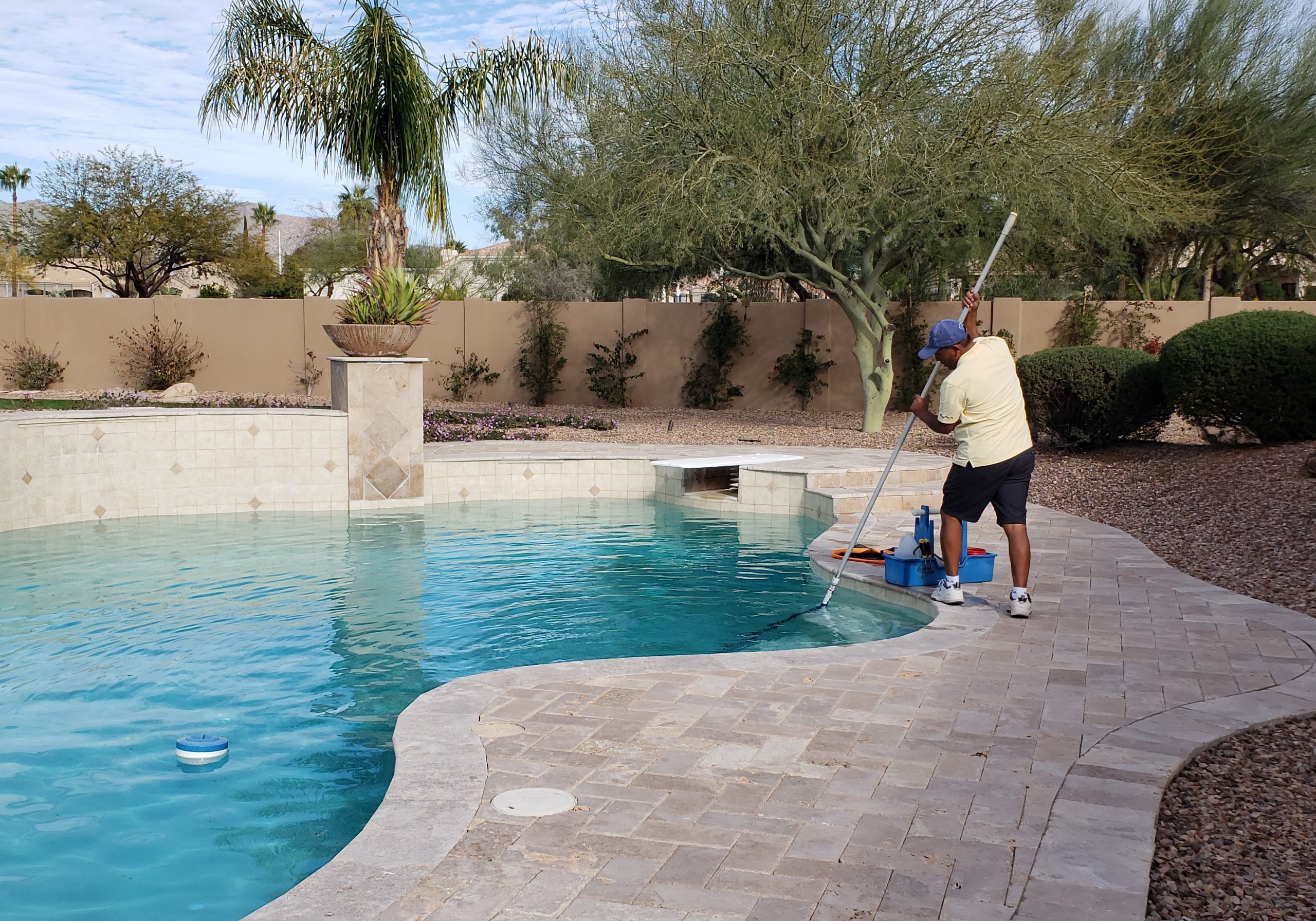Pool Service Companies business owner using ReviewWheel — review automation built for pool service companies home service businesses.